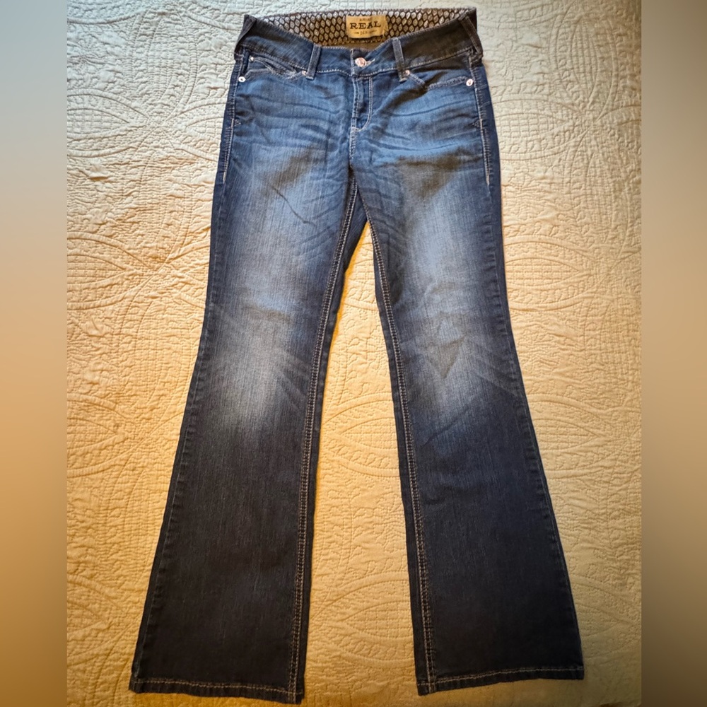 Ariat Women's Flare Jeans in Deep Blue